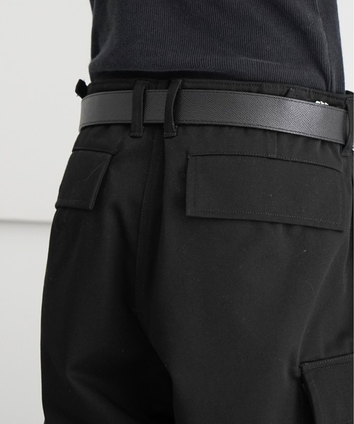 NEON SIGN Drill Wide Pants Black スラックス exclusive】NEONSIGN