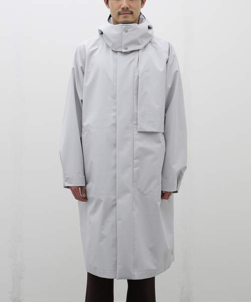 ヘルノ⭐︎HERNO⭐︎46 ステンカラーコート　スプリングコート⭐︎ホワイトグレー HERNO（ヘルノ）の「【HERNO / ヘルノ】Laminar 3layer Stand Collar
