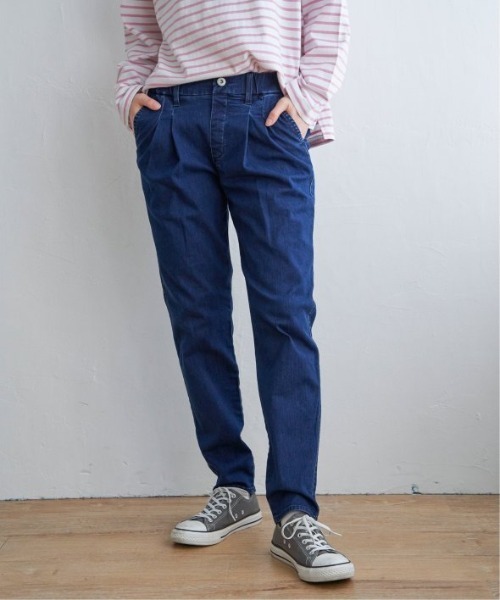 LBC(エルビーシー)の「※WEB限定※美脚UV接触冷感パンツ(その他パンツ・レディース・ホワイト/ネイビー/ブラック/ダークオリーブ/エメラルド・S/M/L)」の1枚目の写真