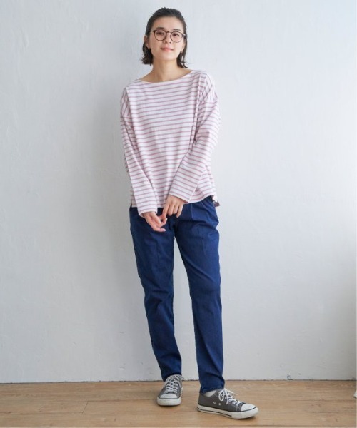 LBC(エルビーシー)の「※WEB限定※美脚UV接触冷感パンツ(その他パンツ・レディース・ホワイト/ネイビー/ブラック/ダークオリーブ/エメラルド・S/M/L)」の14枚目の写真