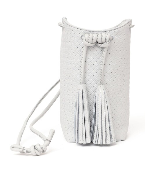 NOMADIS（ノマディス）の「NOMADIS:LIEN（ショルダーバッグ・レディース・ライトグレー/ブラウン・ONE SIZE）」の2枚目の写真