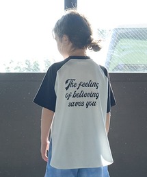 b・ROOM | 【型崩れしないやわらかコットン】ビッグシルエットラグランＴシャツ(Tシャツ/カットソー)