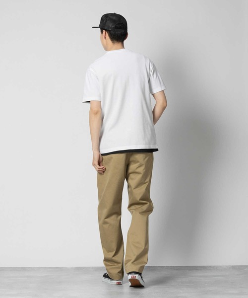 Champion(チャンピオン)の「Champion(チャンピオン)ヘンリーネックカノコ半袖Tシャツ(Tシャツ/カットソー・メンズ・ホワイト/ダークグレー/ダークベージュ・M/L/XL)」の9枚目の写真