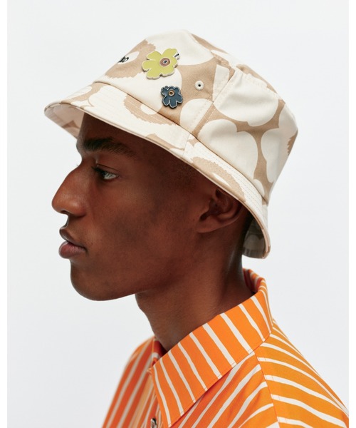 marimekko　マリメッコ　ピンブローチ　pumpuli　イエロー　オレンジ marimekko（マリメッコ）の「【kioski】Pumpuli pin set
