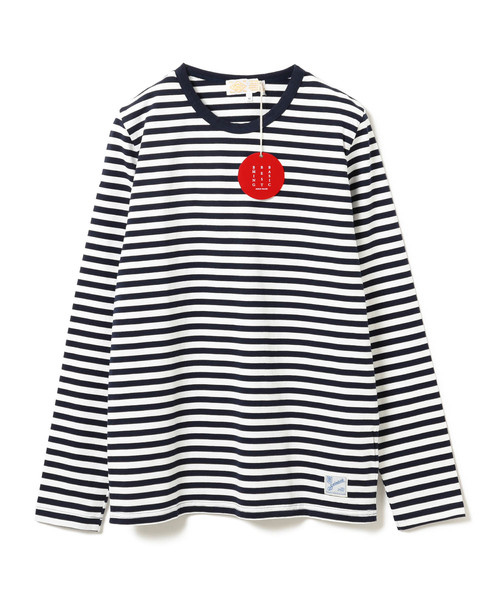 B:MING by BEAMS（ビーミングバイビームス）の「saintete×ビーミング by ビームス / “BBB” 別注ボーダー Tシャツ（Tシャツ/カットソー・レディース・ブラック/ネイビー・MEDIUM/SMALL）」の2枚目の写真