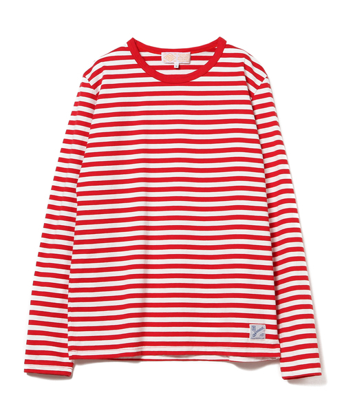 B:MING by BEAMS（ビーミングバイビームス）の「saintete×ビーミング by ビームス / “BBB” 別注ボーダー Tシャツ（Tシャツ/カットソー・レディース・ブラック/ネイビー・MEDIUM/SMALL）」の5枚目の写真