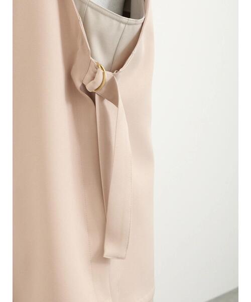 Samansa Mos2 blue（サマンサモスモスブルー）の「サイドベルト付ベスト（ベスト・レディース・グレー/ライトベージュ/カーキ・F）」の17枚目の写真