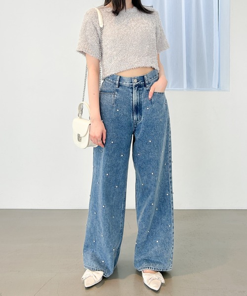 Heather（ヘザー）の「テープヤーンプルオーバー（半袖） 118680