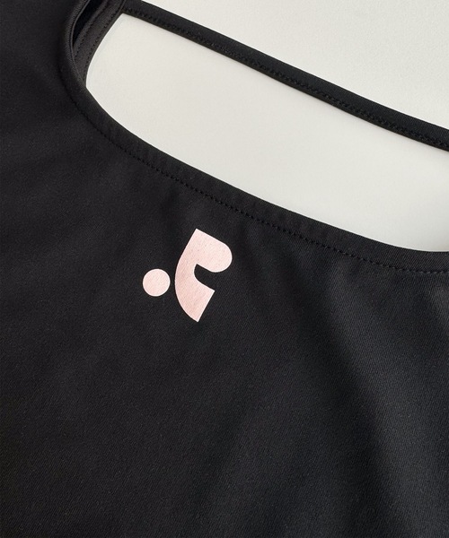 Rest&Recreation（レストアンドレクリエーション）の「RR STRAP CROP TOP - えみ姉 Collaboration（Tシャツ/カットソー・レディース・ブラック・FREE）」の3枚目の写真