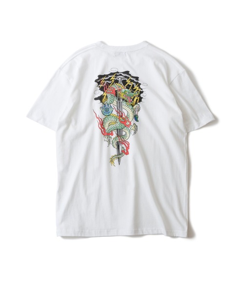 Subciety(サブサエティ)の「CROUD DRAGON TEE(Tシャツ/カットソー・メンズ・アッシュ/ブラック/ホワイト・MEDIUM/LARGE/X-LARGE/XX-LARGE/SMALL)」の20枚目の写真