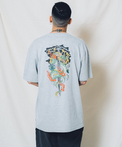 Subciety(サブサエティ)の「CROUD DRAGON TEE(Tシャツ/カットソー・メンズ・アッシュ/ブラック/ホワイト・MEDIUM/LARGE/X-LARGE/XX-LARGE/SMALL)」の13枚目の写真