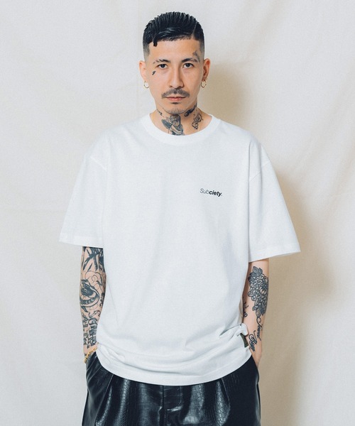 Subciety(サブサエティ)の「CROUD DRAGON TEE(Tシャツ/カットソー・メンズ・アッシュ/ブラック/ホワイト・MEDIUM/LARGE/X-LARGE/XX-LARGE/SMALL)」の8枚目の写真