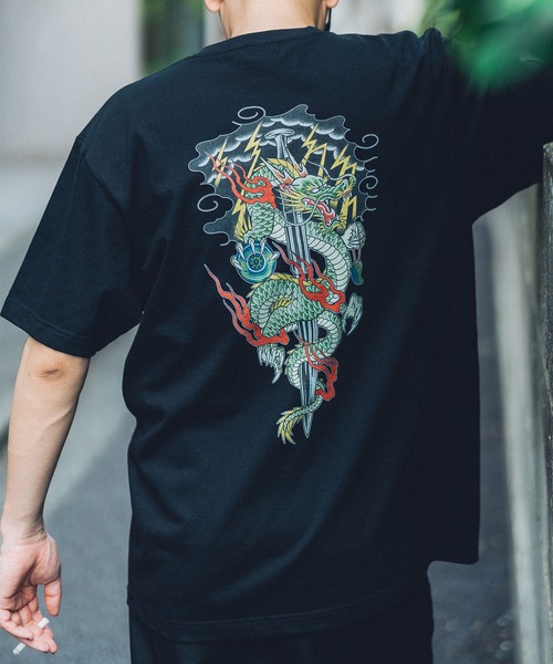 Subciety(サブサエティ)の「CROUD DRAGON TEE(Tシャツ/カットソー・メンズ・アッシュ/ブラック/ホワイト・MEDIUM/LARGE/X-LARGE/XX-LARGE/SMALL)」の21枚目の写真