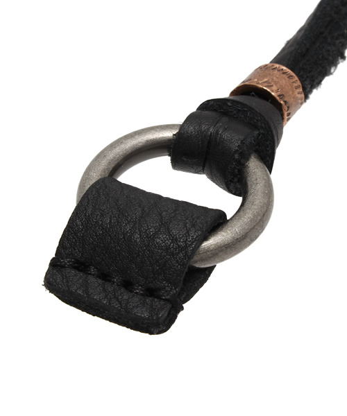 WEGO（ウィゴー）の「WEGO/リングモチーフネックレス（ネックレス・メンズ・ブラック・FREE）」の3枚目の写真