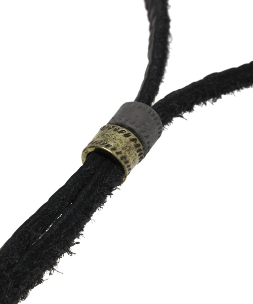 WEGO（ウィゴー）の「WEGO/リングモチーフネックレス（ネックレス・メンズ・ブラック・FREE）」の4枚目の写真