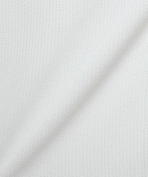 MEN'S MELROSE（メンズメルローズ）の「袋ジャガードストライプVネックTシャツ（Tシャツ/カットソー・メンズ・ホワイト/ネイビー/チャコールグレー・4/2/3）」の12枚目の写真