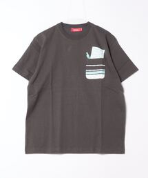 ANTIBAL（アンティバル）の「【ANTIBAL】Burger Shopプリント　空紡糸天竺　ショートスリーブポケットTEE（Tシャツ/カットソー）」