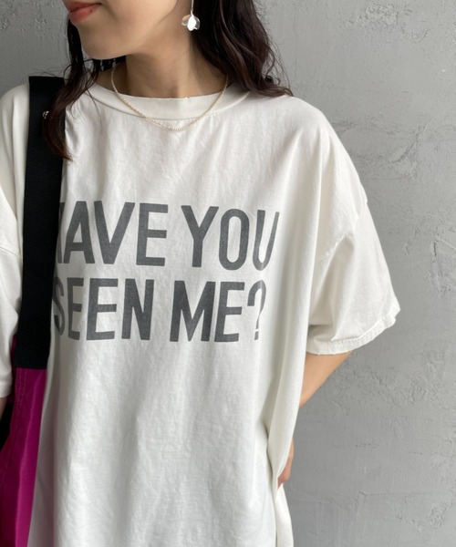 REMI RELIEF（レミレリーフ）の「[REMI RELIEF/レミレリーフ] 別注 ビッグシルエット SP加工プリントTシャツ（Tシャツ/カットソー・レディース・A/H/J/O/Q/C/D/E/F/K/L/M/N/B/I/P/G・M）」の9枚目の写真