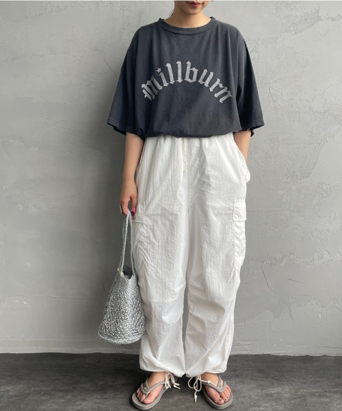 REMI RELIEF（レミレリーフ）の「[REMI RELIEF/レミレリーフ] 別注 ビッグシルエット SP加工プリントTシャツ（Tシャツ/カットソー・レディース・A/H/J/O/Q/C/D/E/F/K/L/M/N/B/I/P/G・M）」の19枚目の写真