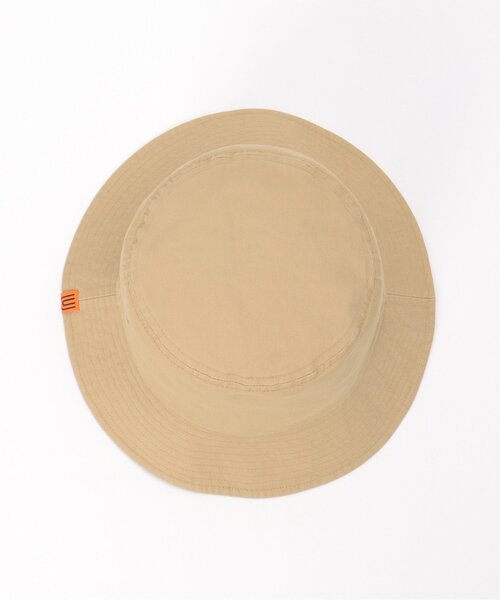 UNIVERSAL OVERALL(ユニバーサルオーバーオール)の「UNIVERSAL OVERALL ユニバーサルオーバーオール ロゴ刺繍ツイルバケットハット(ハット・メンズ・ベージュ/ブラック・FREE)」の16枚目の写真