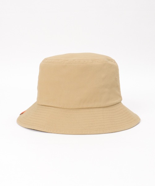 UNIVERSAL OVERALL(ユニバーサルオーバーオール)の「UNIVERSAL OVERALL ユニバーサルオーバーオール ロゴ刺繍ツイルバケットハット(ハット・メンズ・ベージュ/ブラック・FREE)」の21枚目の写真