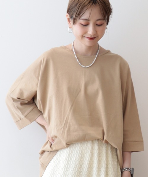 新品⭐️admiral 2025SS ドルマンチュニック 日本製 久留米 チュニック レディース ドルマンスリーブ ちぢみ