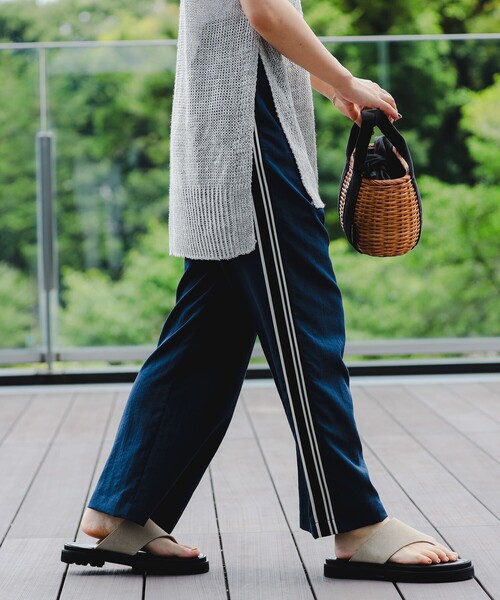 BEAMSBOY ラインパンツ タグ付き未使用品 BEAMS BOY（ビームスボーイ）の「BEAMS BOY / サイド ライン