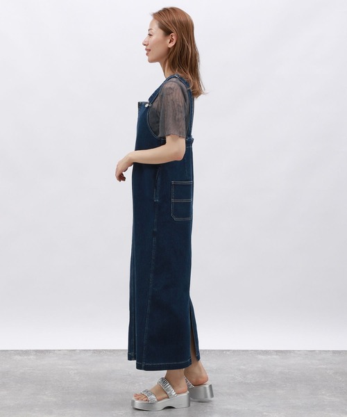 LAKOLE（ラコレ）の「シャーリングシアーT / 129032（Tシャツ/カットソー・レディース・ブラック/アイボリー/チャコール・FREE）」の10枚目の写真