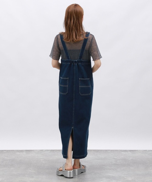 LAKOLE（ラコレ）の「シャーリングシアーT / 129032（Tシャツ/カットソー・レディース・ブラック/アイボリー/チャコール・FREE）」の11枚目の写真