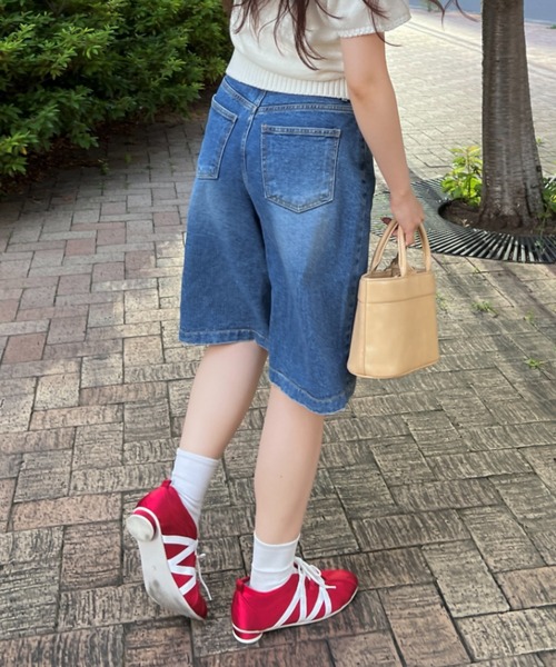 standard half denim pants / スタンダードハーフデニムパンツ