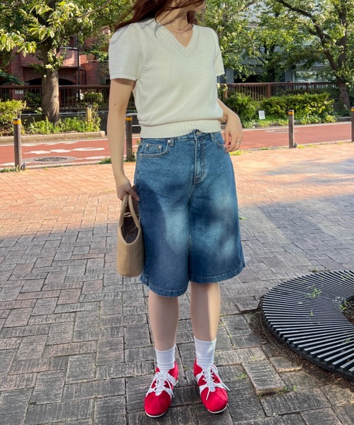 GIUNON スタンダードハーフデニムパンツ standard half denim pants / スタンダードハーフデニムパンツ