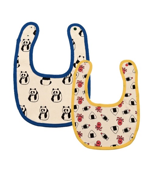 MARKEY'S（マーキーズ）の「2点セット/総柄スタイ（スタイ/よだれかけ・キッズ・オフホワイト/マルチ/ライトブルー・FREE）」の5枚目の写真