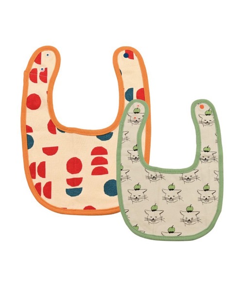 MARKEY'S（マーキーズ）の「2点セット/総柄スタイ（スタイ/よだれかけ・キッズ・オフホワイト/マルチ/ライトブルー・FREE）」の7枚目の写真