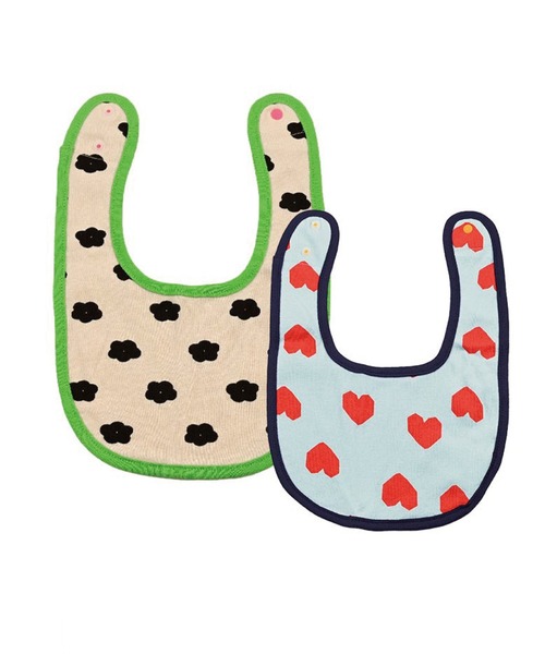 MARKEY'S（マーキーズ）の「2点セット/総柄スタイ（スタイ/よだれかけ・キッズ・オフホワイト/マルチ/ライトブルー・FREE）」の6枚目の写真