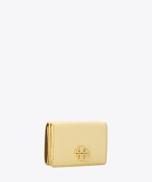 TORY BURCH（トリーバーチ）の「マックグロー マイクロ トライフォールドウォレット（財布・レディース・キャメル/ブラウン/レモンイエロー・ONE SIZE）」の3枚目の写真