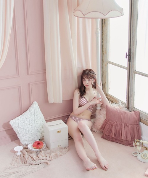 sugar nine（シュガーナイン）の「スカート付き2way ギンガム