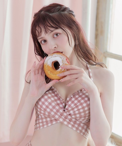sugar nine（シュガーナイン）の「スカート付き2way ギンガム