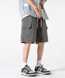 aimoha outdoor ユニセックス ウエスト紐付き ショートパンツ ハーフパンツ