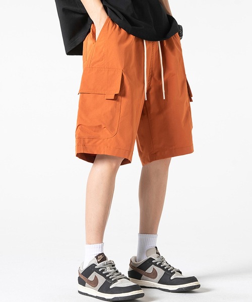 aimoha（アイモハ）の「aimoha outdoor ユニセックス　ウエスト紐付き ショートパンツ ハーフパンツ（その他パンツ・レディース・ブラック/カーキ/ダークグレー/ベージュ/オレンジ・MEDIUM/LARGE/X-LARGE）」の13枚目の写真