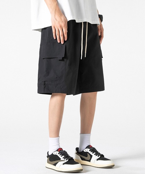 aimoha（アイモハ）の「aimoha outdoor ユニセックス　ウエスト紐付き ショートパンツ ハーフパンツ（その他パンツ・レディース・ブラック/カーキ/ダークグレー/ベージュ/オレンジ・MEDIUM/LARGE/X-LARGE）」の14枚目の写真