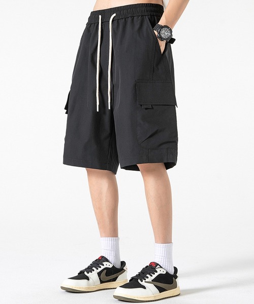 aimoha（アイモハ）の「aimoha outdoor ユニセックス　ウエスト紐付き ショートパンツ ハーフパンツ（その他パンツ・レディース・ブラック/カーキ/ダークグレー/ベージュ/オレンジ・MEDIUM/LARGE/X-LARGE）」の15枚目の写真