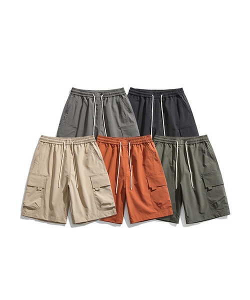 aimoha（アイモハ）の「aimoha outdoor ユニセックス　ウエスト紐付き ショートパンツ ハーフパンツ（その他パンツ・レディース・ブラック/カーキ/ダークグレー/ベージュ/オレンジ・MEDIUM/LARGE/X-LARGE）」の16枚目の写真