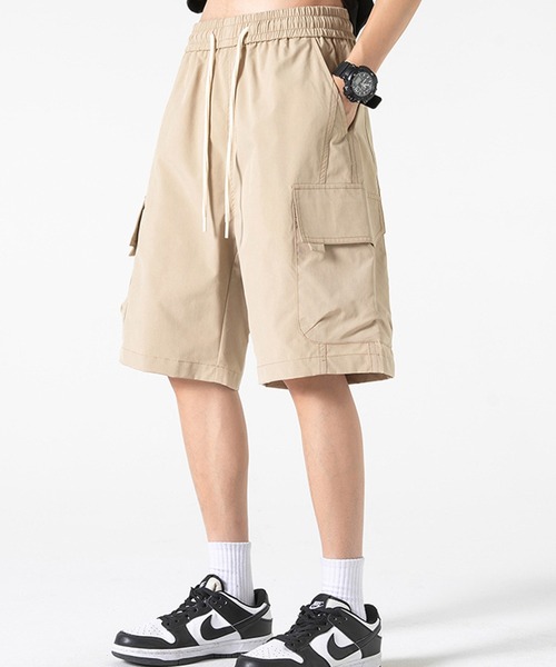 aimoha（アイモハ）の「aimoha outdoor ユニセックス　ウエスト紐付き ショートパンツ ハーフパンツ（その他パンツ・レディース・ブラック/カーキ/ダークグレー/ベージュ/オレンジ・MEDIUM/LARGE/X-LARGE）」の11枚目の写真