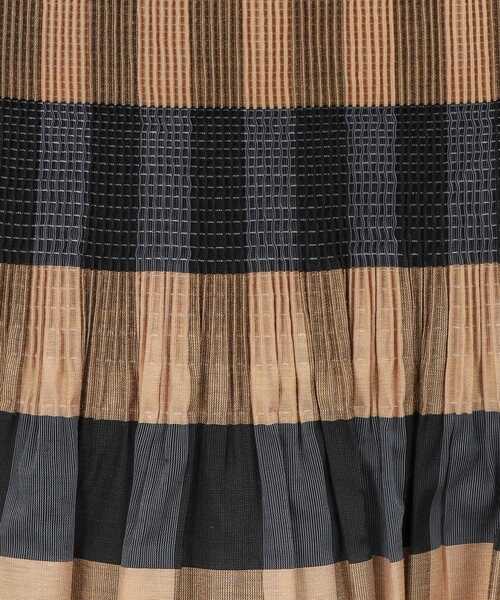 OPAQUE.CLIP（オペークドットクリップ）の「◆【リバーシブル】チェック／ストライプフレアスカート【洗濯機洗い可】（スカート・レディース・ベージュ系1/イエロー系その他3・38/40）」の16枚目の写真