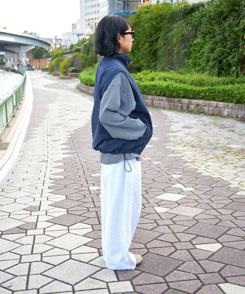 FFEIN（フェイン）の「【FFEIN(フェイン)】リバーシブルナイロンベスト / 刺繍 フルジップ ドローコード（ベスト・メンズ・グレー/ネイビー/ブラック・MEDIUM/SMALL/LARGE）」の9枚目の写真