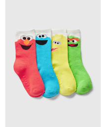 GAP | babyGap セサミストリート クルーソックス4足セット(ソックス/靴下)