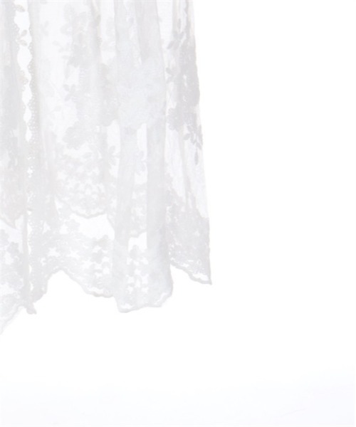 axes femme（アクシーズファム）の「レースロングガウン（カーディガン/ボレロ・レディース・ホワイト/ブラック・FREE）」の15枚目の写真