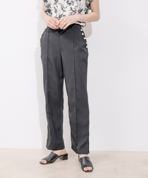 Jayro（ジャイロ）の「ポケットパールパンツ（その他パンツ・レディース・グレー/ブラック/ベージュ・M）」の4枚目の写真