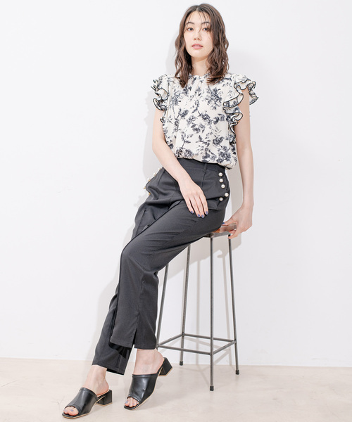 Jayro（ジャイロ）の「ポケットパールパンツ（その他パンツ・レディース・グレー/ブラック/ベージュ・M）」の9枚目の写真