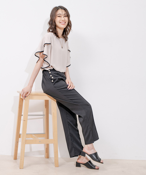 Jayro（ジャイロ）の「ポケットパールパンツ（その他パンツ・レディース・グレー/ブラック/ベージュ・M）」の13枚目の写真